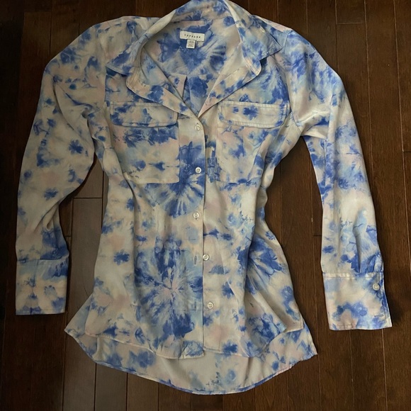 Topshop Tie Dye Shirt - Picture 4 of 5